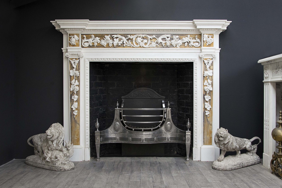 The Charm of an Antique Fireplace